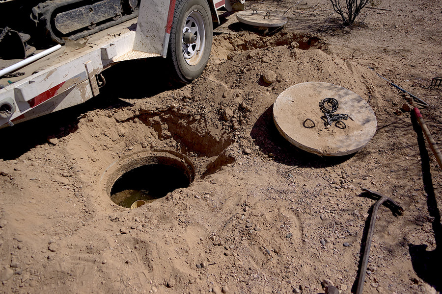 septic inspections in progress 